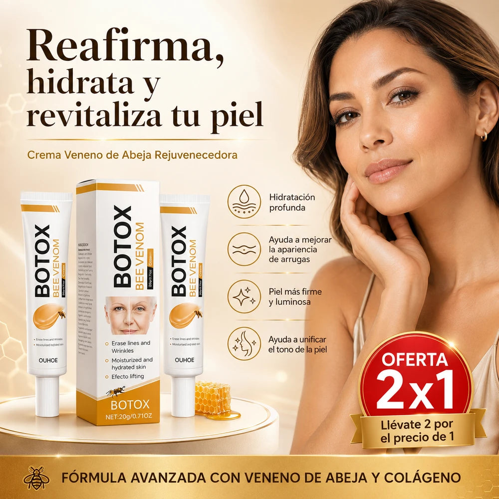 Crema Rejuvenecedora Veneno de Abeja — Botox Sin Agujas