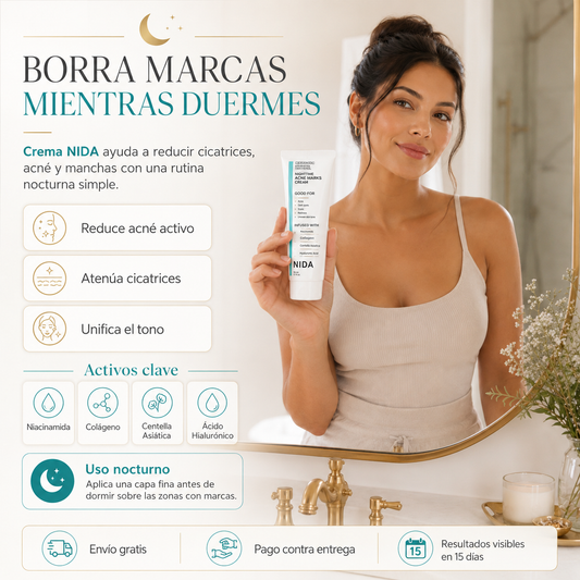 CREMA NIDA — Tu Piel Pareja en 15 Días