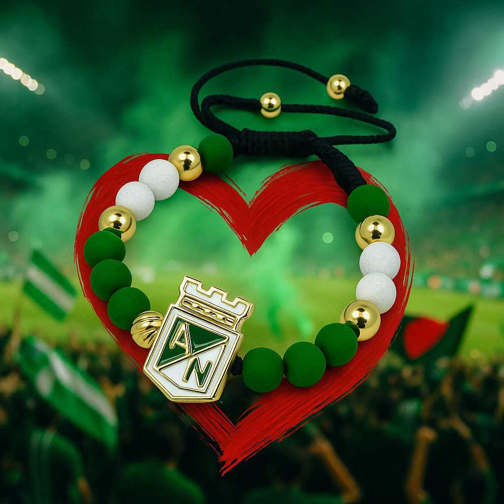 Combo manillas para pareja Atletico Nacional