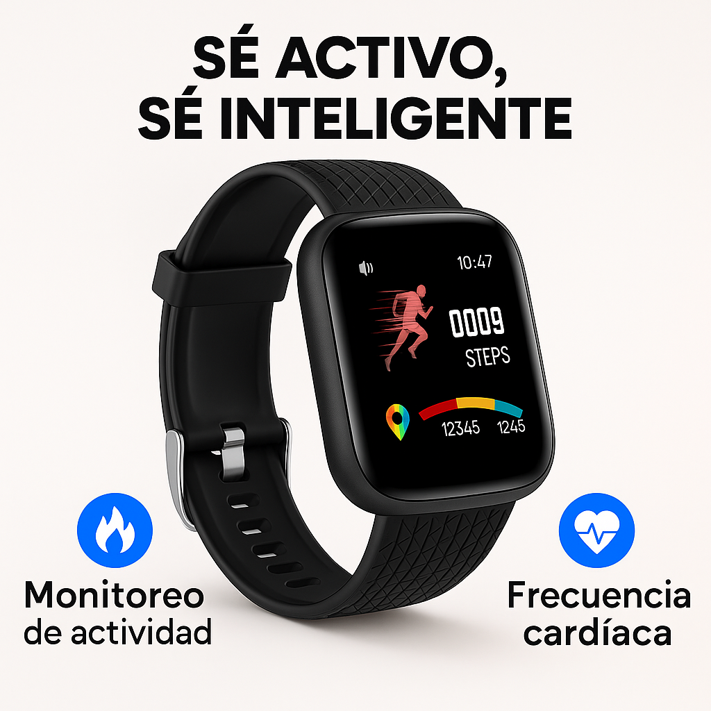 Reloj Inteligente Moderno Deportivo
