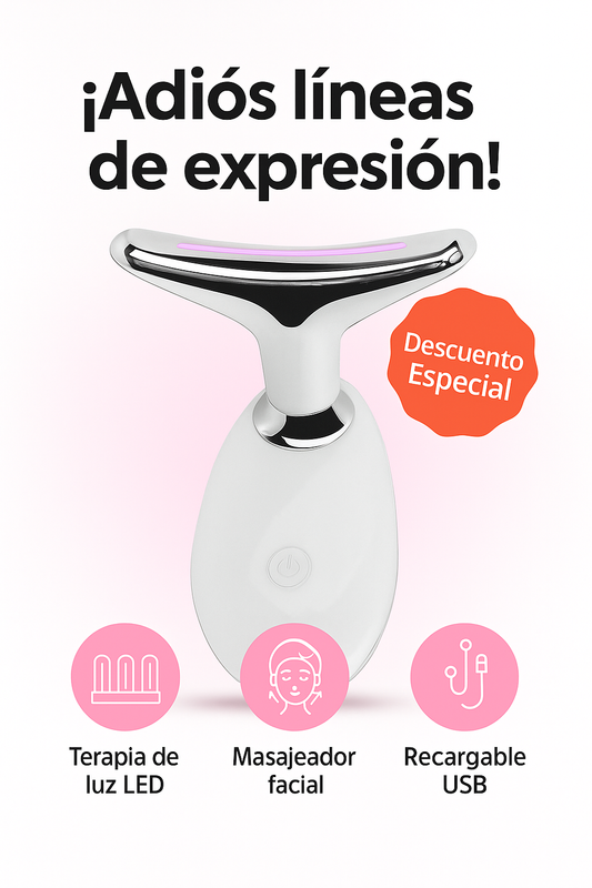 Masajeador de Luz Led Antiarrugas