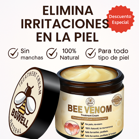 Crema Natural con Veneno de Abeja – Alivio y Regeneración en tu Piel
