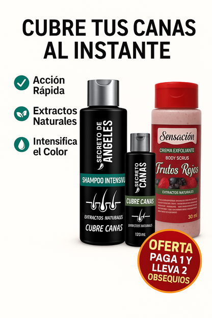 Shampoo Cubre Canas/ compras 1 y te llevas 3