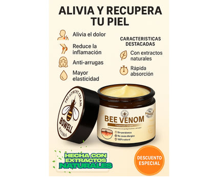 Crema Natural con Veneno de Abeja – Alivio y Regeneración en tu Piel
