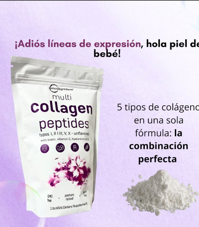 ✨ Recupera Tu Juventud Desde Adentro - Multi Collagen Peptides .