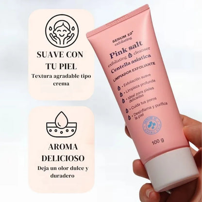 Jabón  Exfoliante de Sal Rosa