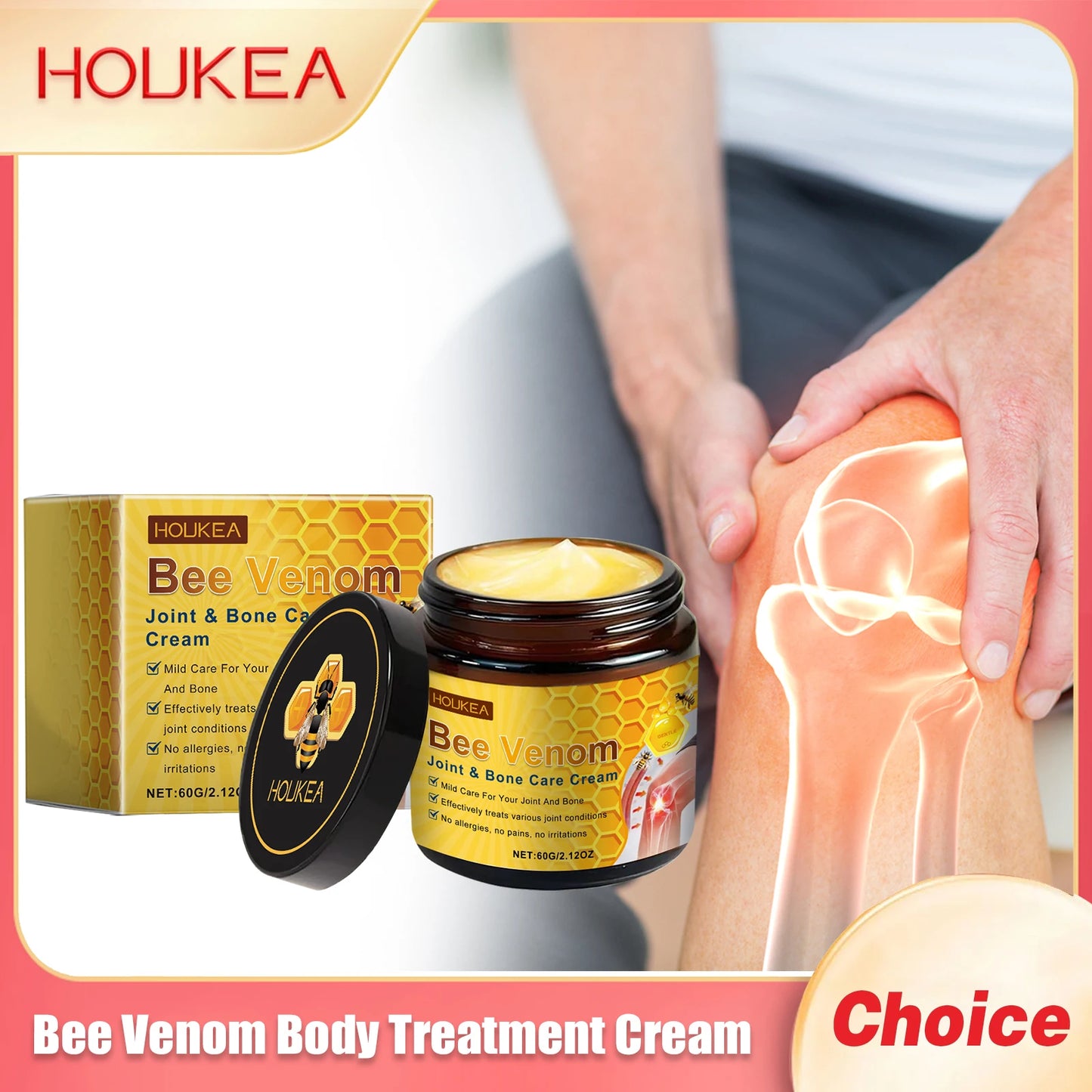 Crema Natural con Veneno de Abeja – Alivio y Regeneración en tu Piel
