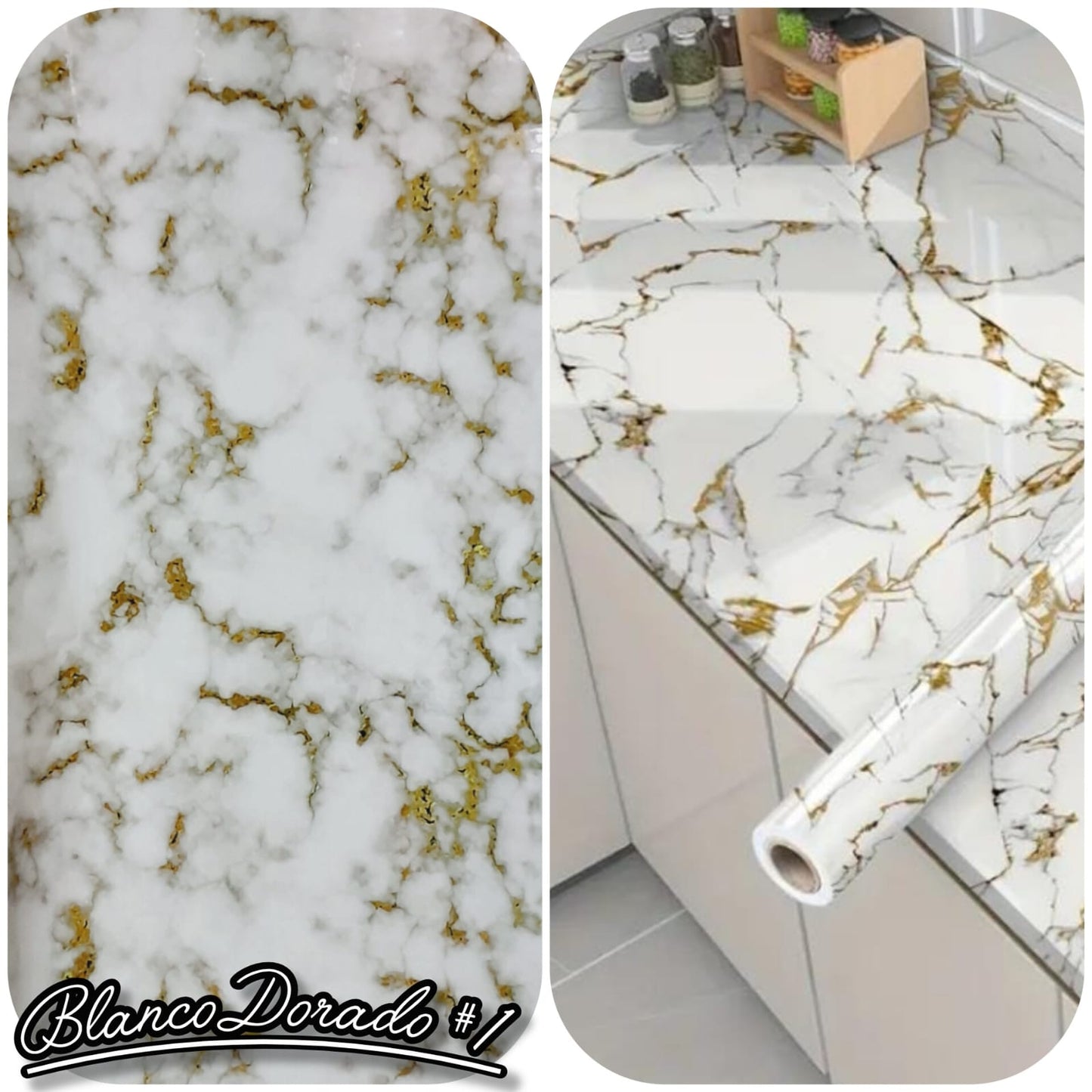 Papel Marmol Adhesivo