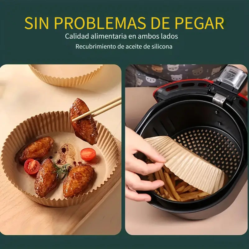 Papel Antiadherente Air Fryer