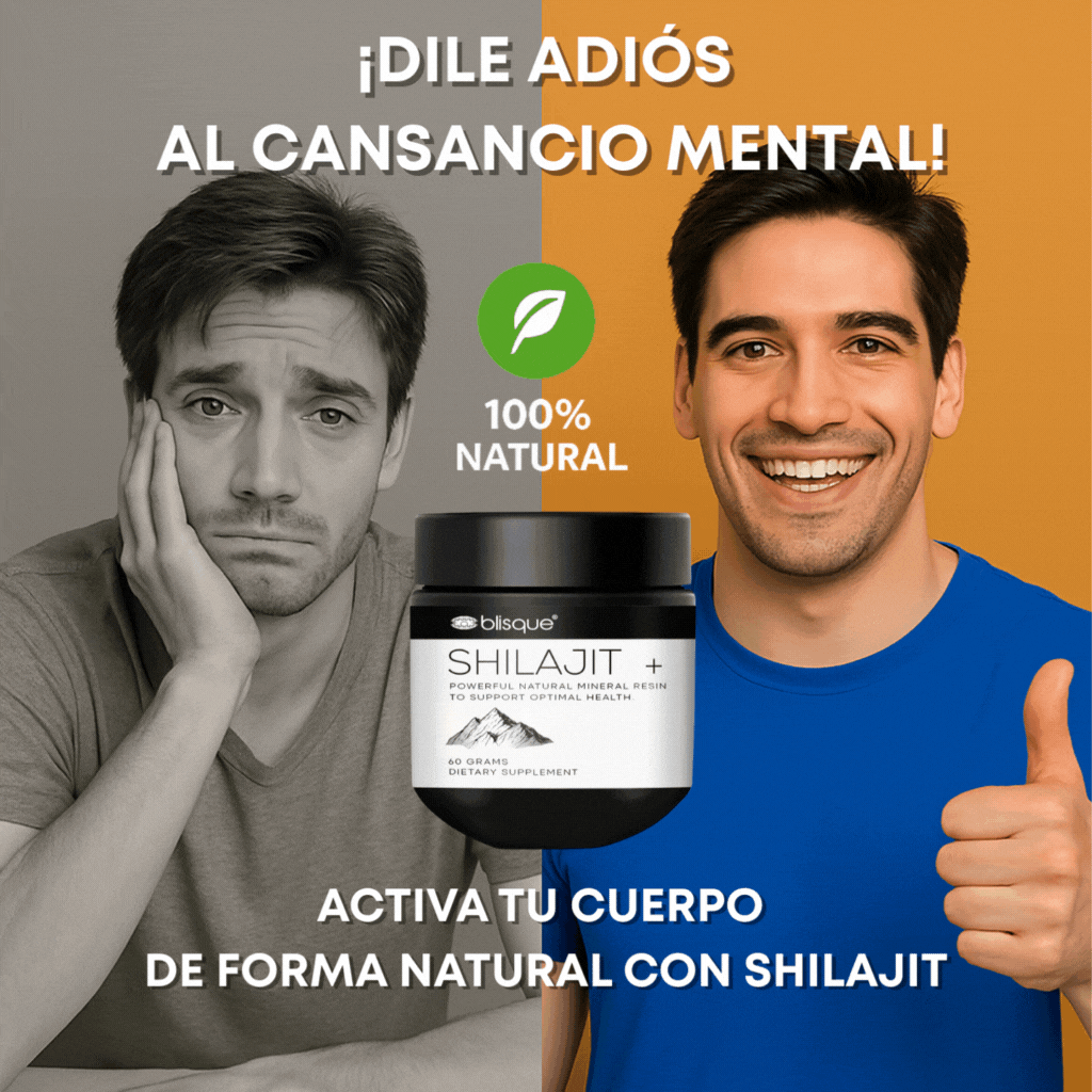 Shilajit:  El poder de aumentar la energía y combatir la fatiga de forma natural.