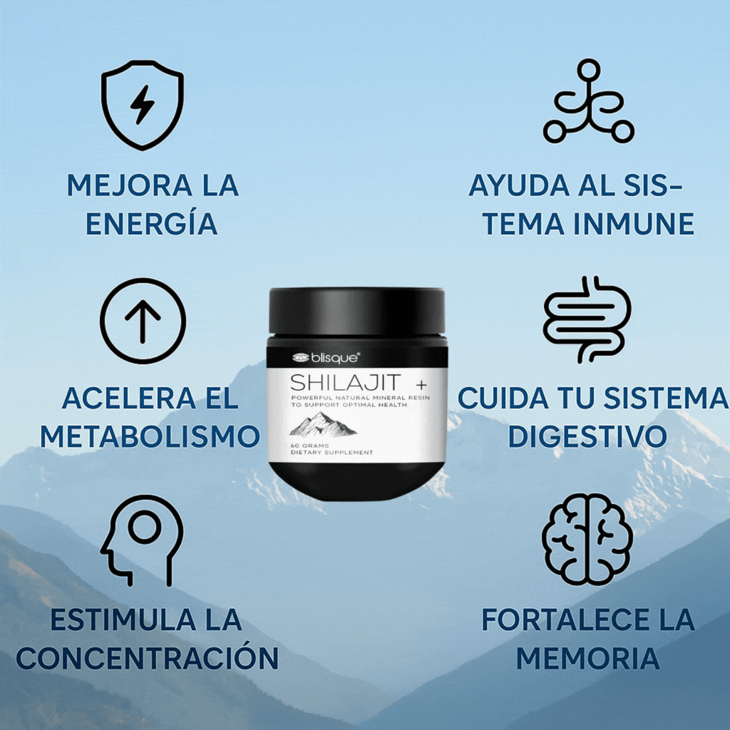 Shilajit:  El poder de aumentar la energía y combatir la fatiga de forma natural.
